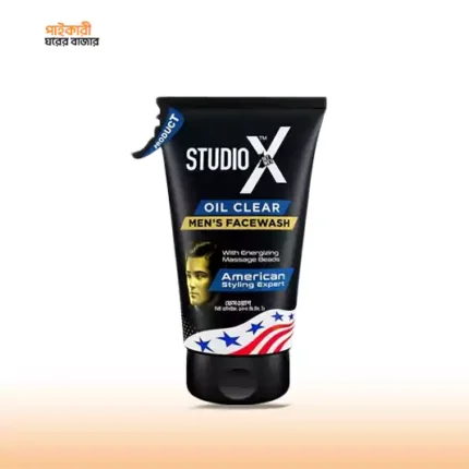 স্টুডিও এক্স অয়েল ক্লিয়ার ফেস ওয়াশ ফর মেন | Studio X Oil Clear Face wash for Men