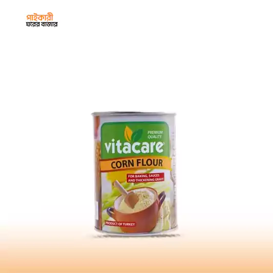 Vitacare Corn Flour Tin (150gm) ভিটাকেয়ার কর্ন ফ্লাওয়ার টিন | Vitacare Corn Flour Tin - Image 1