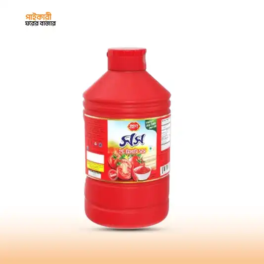 প্রাণ হট টমেটো সস ১ কেজি এর বোতল