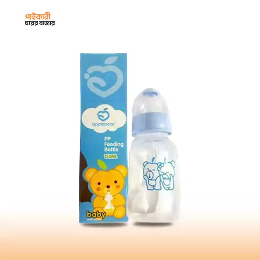 Apple Bear PP Feeder 150ml অ্যাপল বিয়ার পিপি ফিডার ১৫০ মিলি | Apple Bear PP Feeder - Image 1