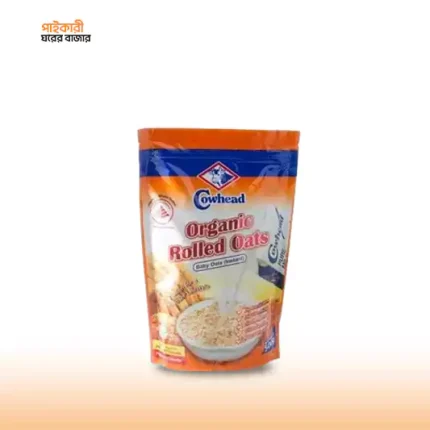 কাউহেড অর্গানিক রোল্ড বেবি ওটস (৫০০ গ্রাম) |  Cowhead Organic Rolled Baby Oats