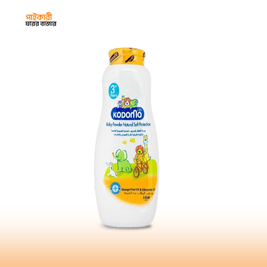 Kodomo Baby Powder Natural Soft Protection (400gm) কোডোমো বেবি পাউডার | Kodomo Baby Powder Natural Soft Protection - Image 1