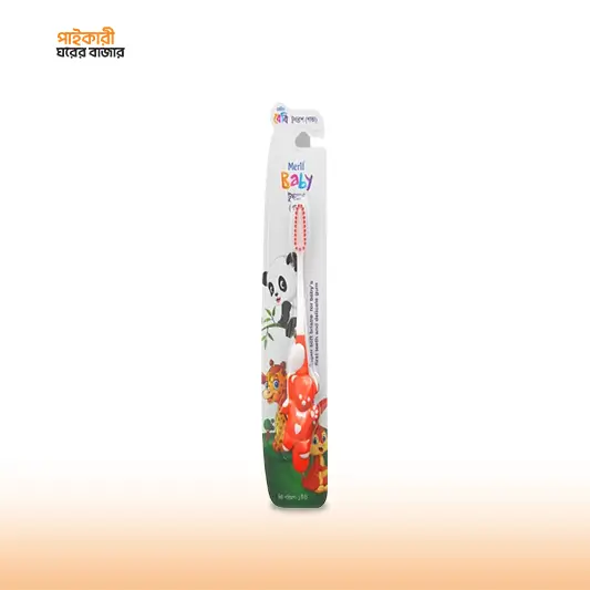 Meril Baby Tooth Brush - Panda মেরিল বেবি টুথ ব্রাশ - পান্ডা | Meril Baby Tooth Brush - Panda - Image 1