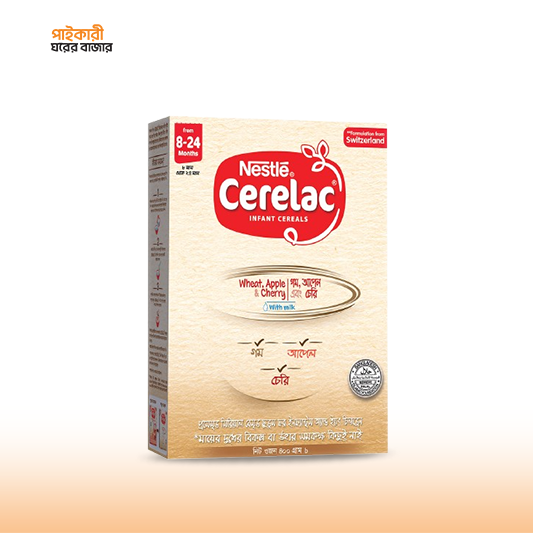 Nestle Cerelac Apple Cherry Baby Food (400gm) (8-24M) নেসলে সেরেলাক অ্যাপল চেরি বেবি ফুড (৪০০ গ্রাম) (৮-২৪ মাস) । Nestle Cerelac Apple Cherry Baby Food - Image 1