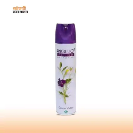 অ্যাঞ্জেলিক ফ্রেশ এয়ার ফ্রেশনার গ্রিন ভ্যালি (৩০০ মিলি) | Angelic Fresh Air Freshener Green Valley