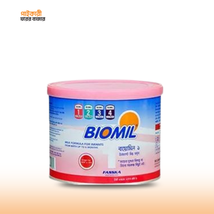 বায়োমিল-১ বেবি মিল্ক পাউডার টিন (২০০ গ্রাম) (০-৬ মাস) | Biomil-1 Baby Milk Powder Tin