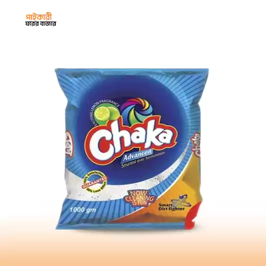 Chaka Advanced Washing Powder (1kg) চাকা অ্যাডভান্সড ওয়াশিং পাউডার (১ কেজি) | Chaka Advanced Washing Powder - Image 1