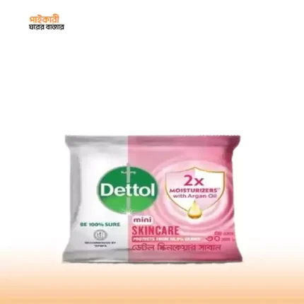 ডেটল বাথিং সোপ বার স্কিনকেয়ার (৩০ গ্রাম) | Dettol Bathing Soap Bar Skincare (30gm)