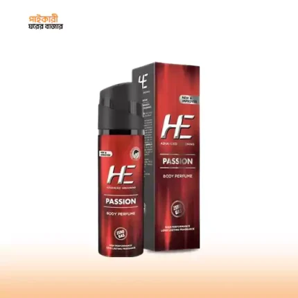 হি অ্যাডভান্সড গ্রুমিং বডি পারফিউম প্যাশন (১২০ মিলি) | He Advanced Grooming Body Perfume PASSION