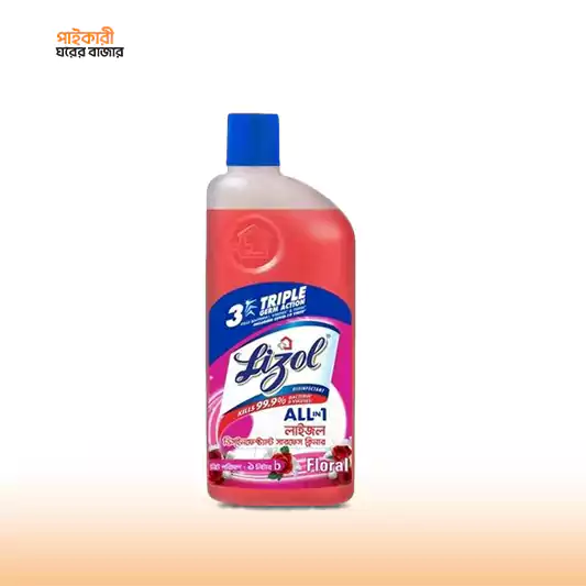 Lizol Disinfectant Floor & Surface Cleaner Floral (1Ltr)