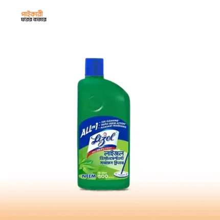 লাইজল ডিসইনফেক্টেড ফ্লর অ্যান্ড সারফেস  ক্লিনার নিম | Lizol Disinfectant Floor & Surface Cleaner Neem