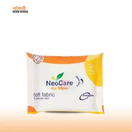 নিওকেয়ার ওয়েট ওয়াইপস ১০ পিস | Neocare Wet Wipes 10pcs