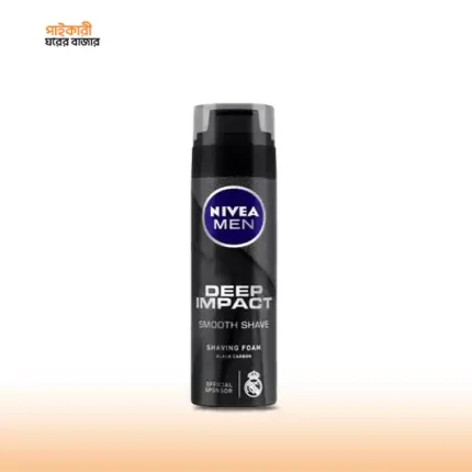 নিভিয়া মেন ডিপ স্মুথ শেভিং ফোম (২০০ মিলি) | Nivea Men Deep Smooth Shaving Foam