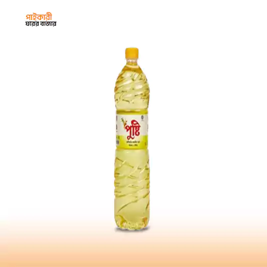 Pusti Soyabean Oil (1 Ltr) পুস্টি সয়াবিন অয়েল (১ লিটার) | Pusti Soyabean Oil (1 Ltr) - Image 1