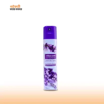 ভিটাকেয়ার এয়ার ফ্রেশনার ল্যাভেন্ডার স্প্রে (৩০০ মিলি) | Vitacare Air Freshener Lavender Spray