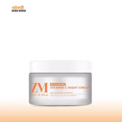 জয়েন ও মাইজা ভিটামিন সি নাইট ক্রিম (৫০ গ্রাম) | Zayn & Myza Vitamin C Night Cream