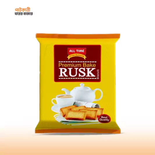 All Time Rusk Toast (300gm) অল রাস্ক টোস্ট (৩০০ গ্রাম) | All Time Rusk Toast (300gm) - Image 1