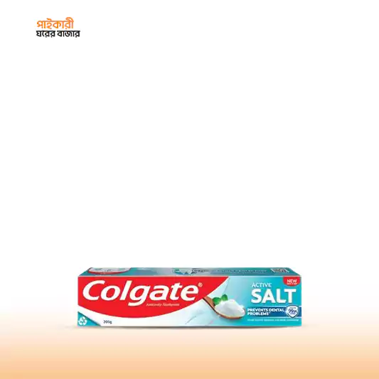 Colgate Active Salt Toothpaste (200gm) কোলগেট অ্যাক্টিভ সল্ট টুথপেস্ট | Colgate Active Salt Toothpaste - Image 1