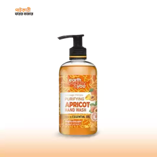 Earth Beauty & You Purifying Apricot Hand Wash (370ml) আর্থ বিউটি অ্যান্ড ইউ পিউরিফাইং এপ্রিকট হ্যান্ড ওয়াশ (৩৭০ মিলি) | Earth Beauty & You Purifying Apricot Hand Wash - Image 1