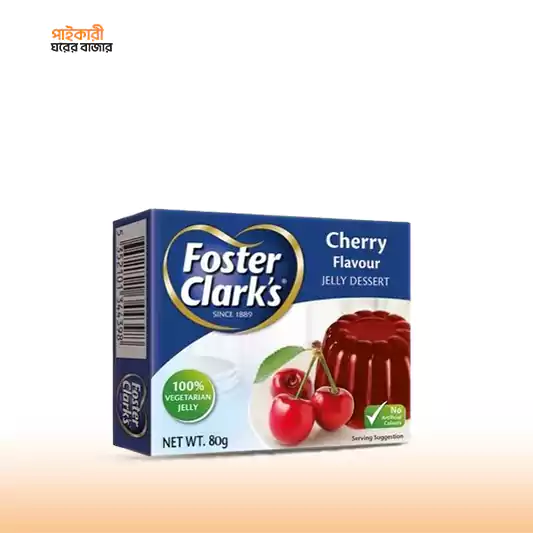 Foster Clark's Cherry Jelly (80gm) ফস্টার ক্লার্কের চেরি জেলি (৮০ গ্রাম) | Foster Clark's Cherry Jelly (80gm) - Image 1