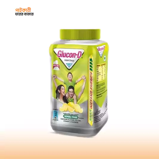 Glucon D Nimbu Pani (400 gm) গ্লুকন ডি নিম্বু পানি (৪০০ গ্রাম) | Glucon D Nimbu Pani (400 gm) - Image 1