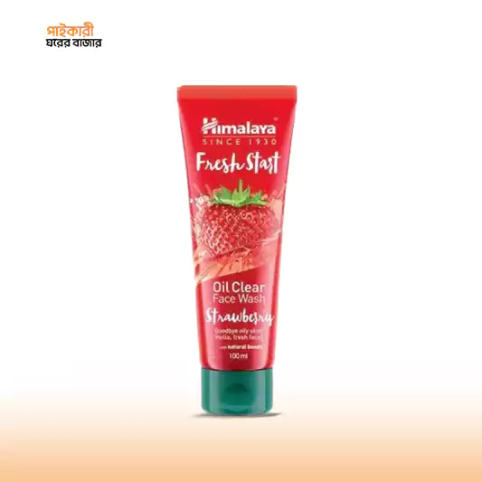 Himalaya Strawberry Fresh Start Oil Clear Face Wash (100ml) হিমালয়া স্ট্রবেরি ফ্রেশ স্টার্ট অয়েল ক্লিয়ার ফেস ওয়াশ (১০০ মিলি) | Himalaya Strawberry Fresh Start Oil Clear Face Wash - Image 1
