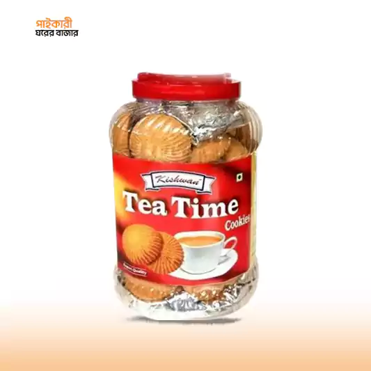 Kishwan Tea Time Cookies Jar (850gm) কিশওয়ান টি টাইম কুকিজ জার (৮৫০গ্রাম) | Kishwan Tea Time Cookies Jar (850gm) - Image 1