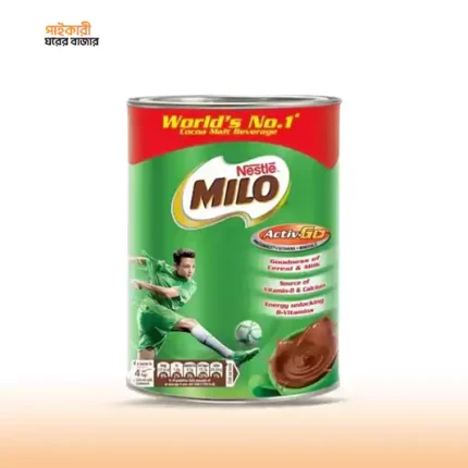 নেসলে মিলো অ্যাক্টিভ-গো চকোলেট পাউডার ড্রিংক জার (৪০০ গ্রাম) | Nestle Milo Activ-Go Chocolate Powder Drink Jar