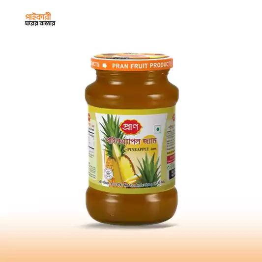 Pran Pineapple Jelly (500gm) প্রাণ পাইনাপেল জেলি (৫০০ গ্রাম) | Pran Pineapple Jelly (500gm) - Image 1