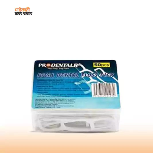 ProDentalB Tooth Floss Pick (50 pcs) প্রোডেন্টালবি টুথ ফ্লস পিক (৫০ পিস) | ProDentalB Tooth Floss Pick (50 pcs) - Image 1