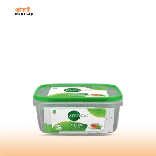 Zerocal Stevia Natural Sugar Substitute (75 Sachets) জিরোক্যাল স্টেভিয়া ন্যাচারাল সুগার সাবস্টিটিউড (৭৫ ) | Zerocal Stevia Natural Sugar Substitute - Image 1